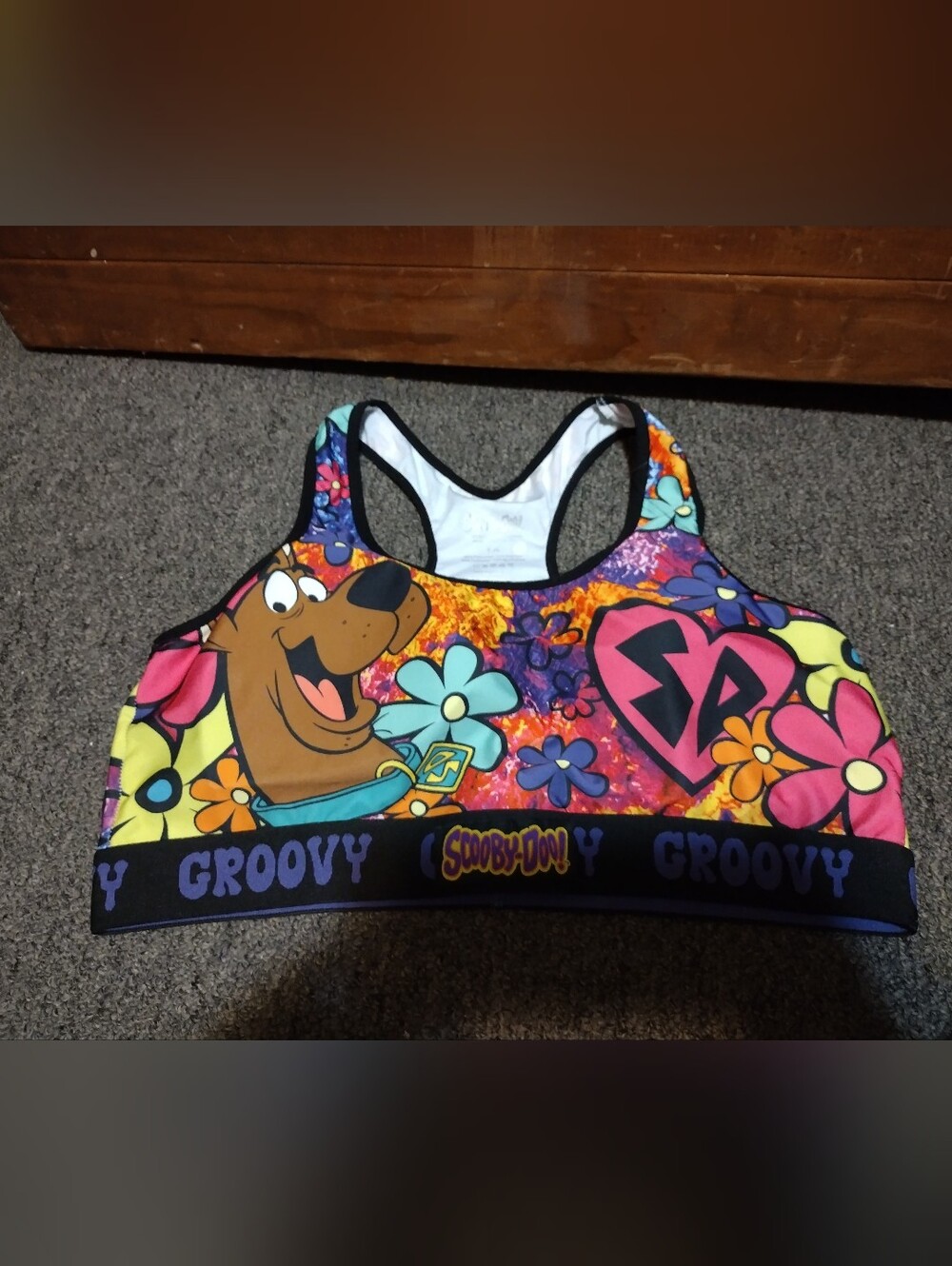 Scooby-Doo Women's Sports Bra Size 1X
